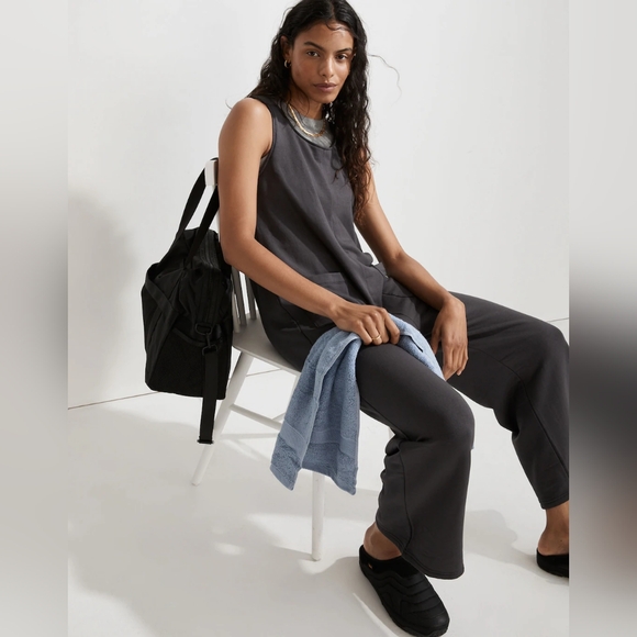 Madewell superbrushed pull on jumpsuit - Picture 4 of 5